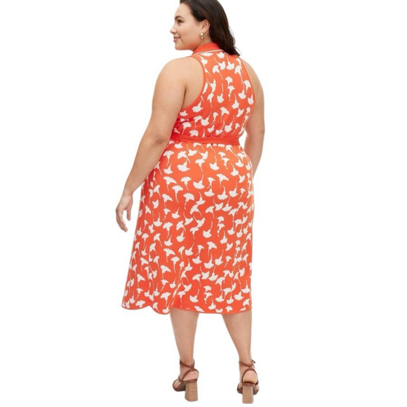 Diane Von Furstenberg x Target Wrap Dress 3X Sleeveless‎ Sweater Knit Midi Fall - Picture 7 of 14